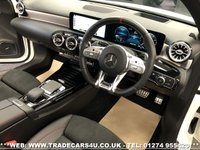 USED 2019 19 MERCEDES-BENZ A-CLASS 2019 MERCEDES A35 AMG 4MATIC AWD PREMIUM PLUS SPDS DCT WHITE FREE UK DELIVERY*VIDEO AVAILABLE* FINANCE ARRANGED* PART EX*HPI CLEAR