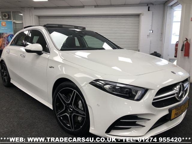 2019 19 Mercedes-Benz A-Class 2019 MERCEDES A35 AMG 4MATIC AWD PREMIUM PLUS SPDS DCT WHITE