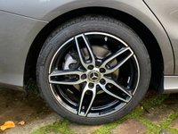 USED 2017 17 MERCEDES-BENZ CLA 1.6 CLA 180 AMG LINE 4d 121 BHP MERCEDES CLA AMG-LINE COUPE, MOUNTAIN GREY METALLIC / GREY LEATHER-ALCANTARA INTERIOR, SATELLITE NAVIGATION, FULL MERCEDES DEALER SERVICE HISTORY , 1 FORMER KEEPER HAVING COVERED ONLY 40,307 MILES FROM BRAND NEW