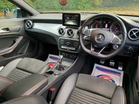 USED 2017 17 MERCEDES-BENZ CLA 1.6 CLA 180 AMG LINE 4d 121 BHP MERCEDES CLA AMG-LINE COUPE, MOUNTAIN GREY METALLIC / GREY LEATHER-ALCANTARA INTERIOR, SATELLITE NAVIGATION, FULL MERCEDES DEALER SERVICE HISTORY , 1 FORMER KEEPER HAVING COVERED ONLY 40,307 MILES FROM BRAND NEW