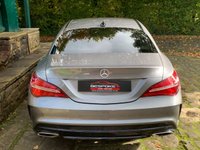 USED 2017 17 MERCEDES-BENZ CLA 1.6 CLA 180 AMG LINE 4d 121 BHP MERCEDES CLA AMG-LINE COUPE, MOUNTAIN GREY METALLIC / GREY LEATHER-ALCANTARA INTERIOR, SATELLITE NAVIGATION, FULL MERCEDES DEALER SERVICE HISTORY , 1 FORMER KEEPER HAVING COVERED ONLY 40,307 MILES FROM BRAND NEW