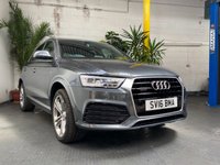 USED 2016 16 AUDI Q3 2.0 TDI QUATTRO S LINE PLUS 5d 182 BHP SAT NAV PART LEATHER INTERIOR