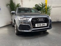 USED 2016 16 AUDI Q3 2.0 TDI QUATTRO S LINE PLUS 5d 182 BHP SAT NAV PART LEATHER INTERIOR