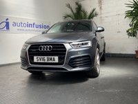 USED 2016 16 AUDI Q3 2.0 TDI QUATTRO S LINE PLUS 5d 182 BHP SAT NAV PART LEATHER INTERIOR