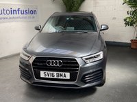 USED 2016 16 AUDI Q3 2.0 TDI QUATTRO S LINE PLUS 5d 182 BHP SAT NAV PART LEATHER INTERIOR