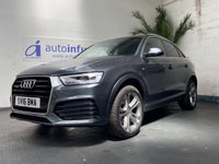 USED 2016 16 AUDI Q3 2.0 TDI QUATTRO S LINE PLUS 5d 182 BHP SAT NAV PART LEATHER INTERIOR