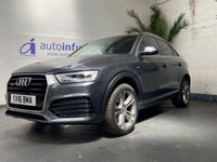 USED 2016 16 AUDI Q3 2.0 TDI QUATTRO S LINE PLUS 5d 182 BHP SAT NAV PART LEATHER INTERIOR