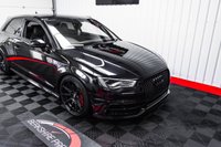 USED 2014 64 AUDI S3 A3 2.0 S3 QUATTRO NAV 3d 296 BHP PANTHER BLACK+RS3 LOOKS+B&O SOUND