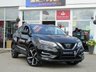 USED 2017 67 NISSAN QASHQAI 1.5 DCI TEKNA 5d 108 BHP Finished in PEARL BLACK METALLIC with contrasting EBONY BLACK HEATED SEATS. The Qashqai is one of the best selling SUV's around at the moment. This Top of the range edition is comfy, easy to drive and has enough space for 5 adults. Features include, Full heated Part leather, Sat Nav, Pan Roof, 360 Reverse Cameras, Auto Parking,  DAB, B/Tooth and much more. Dealer serviced at 11616 miles, and at 43755 miles.