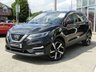 USED 2017 67 NISSAN QASHQAI 1.5 DCI TEKNA 5d 108 BHP Finished in PEARL BLACK METALLIC with contrasting EBONY BLACK HEATED SEATS. The Qashqai is one of the best selling SUV's around at the moment. This Top of the range edition is comfy, easy to drive and has enough space for 5 adults. Features include, Full heated Part leather, Sat Nav, Pan Roof, 360 Reverse Cameras, Auto Parking,  DAB, B/Tooth and much more. Dealer serviced at 11616 miles, and at 43755 miles.