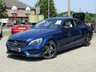 USED 2018 18 MERCEDES-BENZ C CLASS 2.0 C 200 AMG LINE 2d 181 BHP Finished in BRILLIANT BLUE MET  with contrasting PORCELAIN SPORTS LEATHER trim. This dynamic looking coupe has every extra you could want. It is sporty and agile and great fun to drive. Features include, SAT NAV, Rear View Camera, Heated Leather seats, DAB radio, Cruise Control and much more. Dealer serviced at 16790 miles, 30259 miles, 44300 miles, 61019 miles, and at 78835 miles on 16/6/2021. MOT due 24/7/2022.