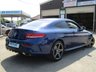 USED 2018 18 MERCEDES-BENZ C CLASS 2.0 C 200 AMG LINE 2d 181 BHP Finished in BRILLIANT BLUE MET  with contrasting PORCELAIN SPORTS LEATHER trim. This dynamic looking coupe has every extra you could want. It is sporty and agile and great fun to drive. Features include, SAT NAV, Rear View Camera, Heated Leather seats, DAB radio, Cruise Control and much more. Dealer serviced at 16790 miles, 30259 miles, 44300 miles, 61019 miles, and at 78835 miles on 16/6/2021. MOT due 24/7/2022.