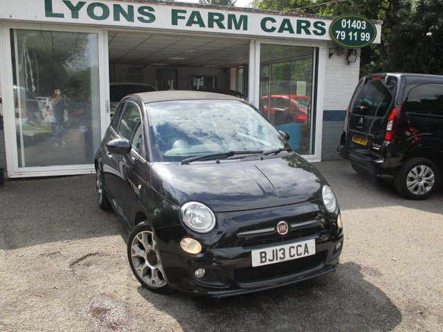 2013 13 Fiat 500c 1.2 CONVERTIBLE S (SPORT) 3d 69 BHP