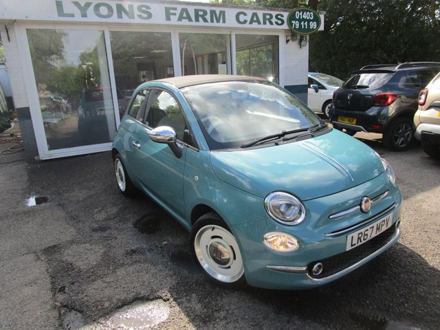 2017 67 Fiat 500c 1.2 ANNIVERSARIO CONVERTIBLE 2d 69 BHP *VERY RARE SPECIAL EDITION*