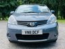 USED 2011 11 NISSAN NOTE 1.4 N-TEC 5d 87 BHP 