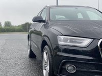 USED 2014 14 AUDI Q3 2.0 TDI S LINE 5d 138 BHP Full Black Leather 19" Alloys