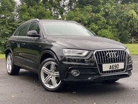 USED 2014 14 AUDI Q3 2.0 TDI S LINE 5d 138 BHP Full Black Leather 19" Alloys