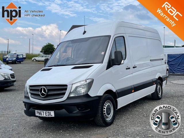 2017 67 Mercedes-Benz Sprinter 2.1 314 CDI 140 BHP EURO 6 MWB FACELIFT HIGH ROOF