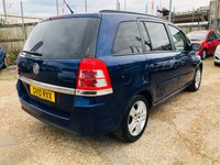 USED 2010 10 VAUXHALL ZAFIRA 1.6 EXCLUSIV 5d 113 BHP 7 Seater with Front & Rear Park Sensors