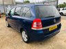 USED 2010 10 VAUXHALL ZAFIRA 1.6 EXCLUSIV 5d 113 BHP 7 Seater with Front & Rear Park Sensors