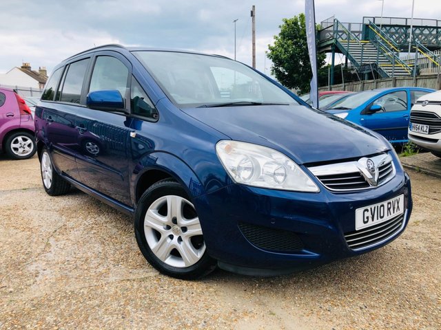 2010 10 Vauxhall Zafira 1.6 EXCLUSIV 5d 113 BHP