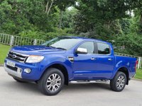 USED 2013 13 FORD RANGER 2.2 LIMITED 4X4 DCB TDCI 4d 148 BHP LEATHER + TOW BAR ** NO VAT **