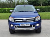 USED 2013 13 FORD RANGER 2.2 LIMITED 4X4 DCB TDCI 4d 148 BHP LEATHER + TOW BAR ** NO VAT **