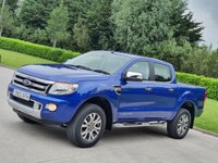 USED 2013 13 FORD RANGER 2.2 LIMITED 4X4 DCB TDCI 4d 148 BHP LEATHER + TOW BAR ** NO VAT **