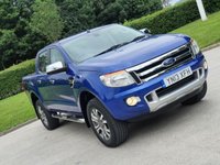 USED 2013 13 FORD RANGER 2.2 LIMITED 4X4 DCB TDCI 4d 148 BHP LEATHER + TOW BAR ** NO VAT **