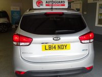 USED 2014 14 KIA CARENS   3  1.7 CRDI  ECODYNAMICS  7 SEATER HUGE SPEC !!     LEATHER **  PANROOF  **  REVERSE CAMERA