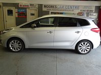 USED 2014 14 KIA CARENS   3  1.7 CRDI  ECODYNAMICS  7 SEATER HUGE SPEC !!     LEATHER **  PANROOF  **  REVERSE CAMERA