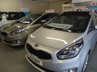 USED 2014 14 KIA CARENS   3  1.7 CRDI  ECODYNAMICS  7 SEATER HUGE SPEC !!     LEATHER **  PANROOF  **  REVERSE CAMERA