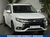 USED 2018 18 MITSUBISHI OUTLANDER 2.0 PHEV JURO 5d 200 BHP SAT NAV PART LEATHER INTERIOR