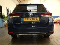 USED 2017 17 TOYOTA AURIS 1.8 VVT-I EXCEL TOURING SPORTS TSS 5d 99 BHP SAT NAV PART LEATHER INTERIOR HEATED SEATS