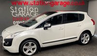 USED 2013 13 PEUGEOT 3008 1.6 ALLURE HDI FAP 5d 115 BHP PEARL WHITE PAN ROOF HEADUP
