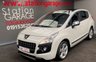 USED 2013 13 PEUGEOT 3008 1.6 ALLURE HDI FAP 5d 115 BHP PEARL WHITE PAN ROOF HEADUP