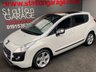 USED 2013 13 PEUGEOT 3008 1.6 ALLURE HDI FAP 5d 115 BHP PEARL WHITE PAN ROOF HEADUP