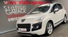 USED 2013 13 PEUGEOT 3008 1.6 ALLURE HDI FAP 5d 115 BHP PEARL WHITE PAN ROOF HEADUP