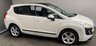 USED 2013 13 PEUGEOT 3008 1.6 ALLURE HDI FAP 5d 115 BHP PEARL WHITE PAN ROOF HEADUP