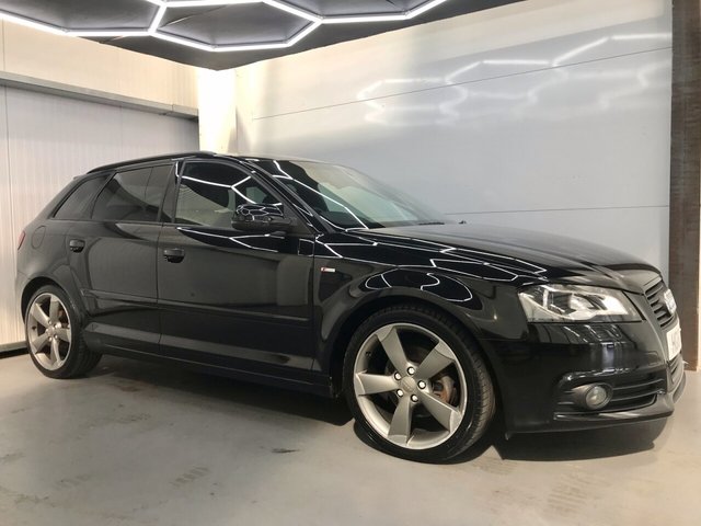 2011 61 Audi A3 2.0 SPORTBACK BLACK EDITION 5d 138 BHP