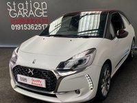 USED 2017 67 DS DS 3 1.2 PURETECH GIVENCHY LE MAKEUP S/S 3d 109 BHP PEARL WHITE TEXTURE SAT NAV