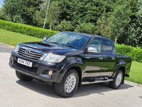 USED 2014 14 TOYOTA HI-LUX 3.0 INVINCIBLE 4X4 D-4D DCB 169 BHP ** NO VAT ** LEATHER + SAT NAV
