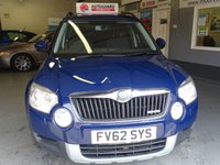 USED 2012 62 SKODA YETI 1.6 TDI SE GREENLINE II  