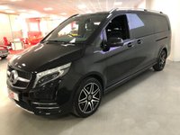 USED 2020 69 MERCEDES-BENZ V-CLASS 2.0 V 300 D AMG LINE XL 5d 236 BHP * VAT QUALIFYING * PRIVACY GLASS * CLIMATE  CONTROL * PARKING SENSORS * NAVIGATION * LEATHER * 19 INCH ALLOYS * 8 SEATS *