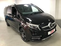 USED 2020 69 MERCEDES-BENZ V-CLASS 2.0 V 300 D AMG LINE XL 5d 236 BHP * VAT QUALIFYING * PRIVACY GLASS * CLIMATE  CONTROL * PARKING SENSORS * NAVIGATION * LEATHER * 19 INCH ALLOYS * 8 SEATS *