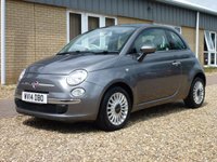 USED 2014 14 FIAT 500 1.2 LOUNGE 3d 69 BHP www.suffolkcarcentre.co.uk - Located a Reydon