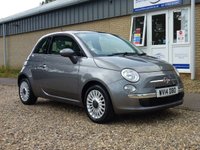 USED 2014 14 FIAT 500 1.2 LOUNGE 3d 69 BHP www.suffolkcarcentre.co.uk - Located a Reydon