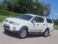 USED 2012 12 MITSUBISHI L200 2.5 DI-D 4X4 BARBARIAN LB DCB 175 BHP CANOPY + SAT NAV + CAMERA ** NO VAT