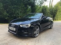 USED 2015 15 AUDI A3 1.4 TFSI S LINE 2d 148 BHP ZERO DEPOSIT FINANCE AVAILABLE
