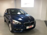 USED 2016 66 BMW 2 SERIES 1.5 216D LUXURY ACTIVE TOURER 5d 114 BHP * REVERSE ASSIST CAMERA *  BLACK DAKOTA LEATHER TRIM * HEATED FRONT SEATS * SUN PROTECTION GLASS  *